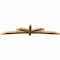 Ekena Millwork Davenport Rough Sawn Timber Gable Bracket, Western Red Cedar, 108"W x 22"H x 4"D x 4"F, 5/12 Pitch GBW108X22X0404DAV00RWR - alternate 4